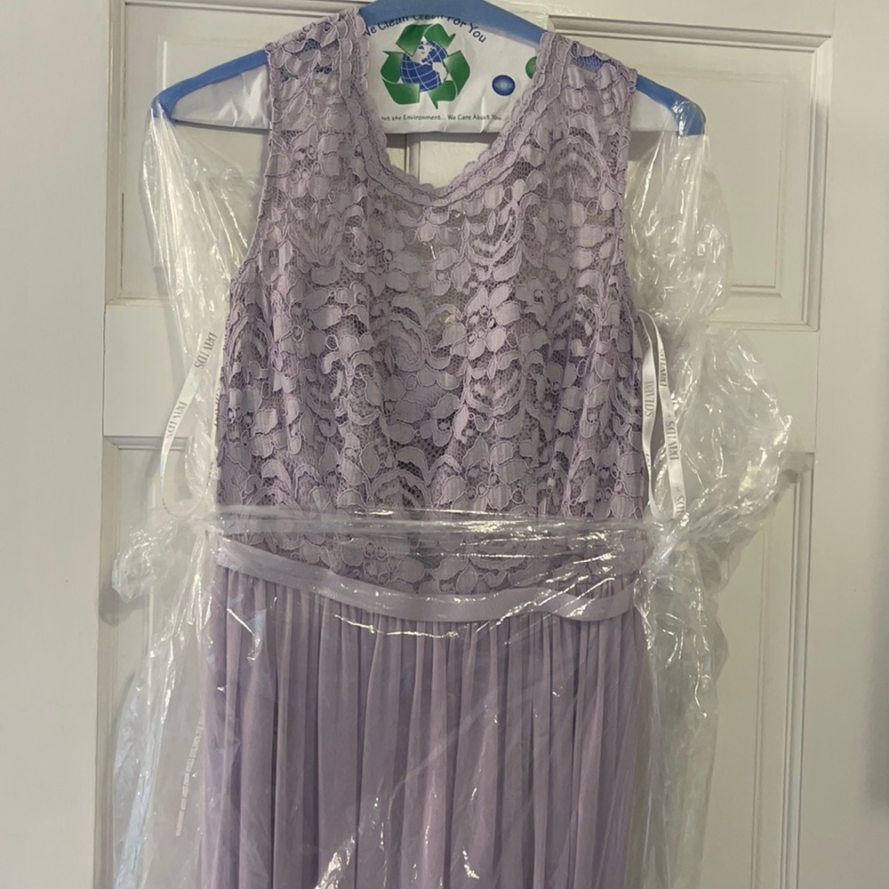 David’s bridal bridesmaid dress